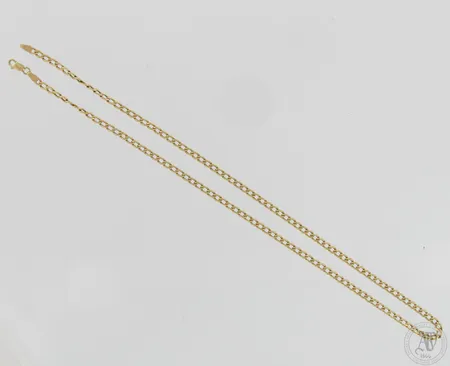 Viallinen panssarikaulaketju, pituus 53,5cm, 585,  Paino: 7,2 g