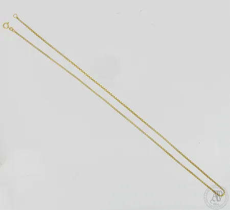 Venetsia-kaulaketju, pituus 56cm, leveys 2mm, 750,  Paino: 6,9 g