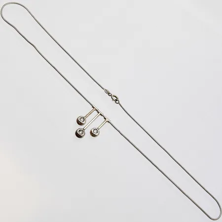Kaulakoru, pituus 43cm, 925br, paino 6,3g Paino: 6,3 g