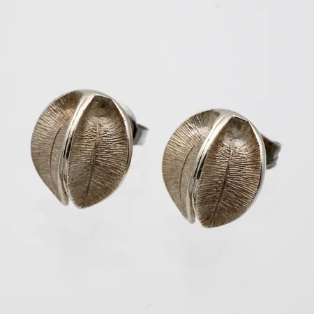Korvakorut, Lumikukka, Kalevala Koru, korkeus 13mm, 925, Paino: 4,2 g