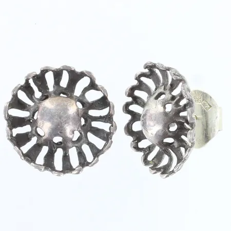 Korvakorut, Ø 20mm, design Reino Saastamoinen, vuodelta 1975, 925,  Paino: 5,9 g