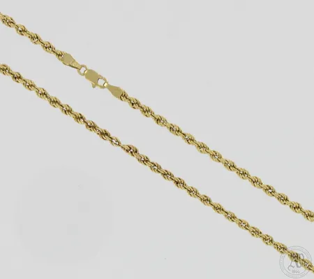 Viallinen cordell-kaulaketju, pituus 69cm, 585,  Paino: 6,2 g
