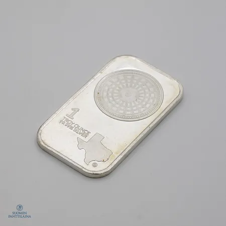 Hopeaharkko, Texas Mint, 999, 1 unssi,  Paino: 31,3 g