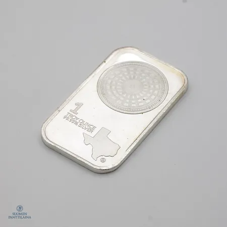 Hopeaharkko, Texas Mint, 999, 1 unssi,   Paino: 31,3 g