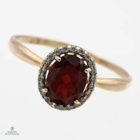 Kivisormus, koko 19½, 585br,  Paino: 1,8 g