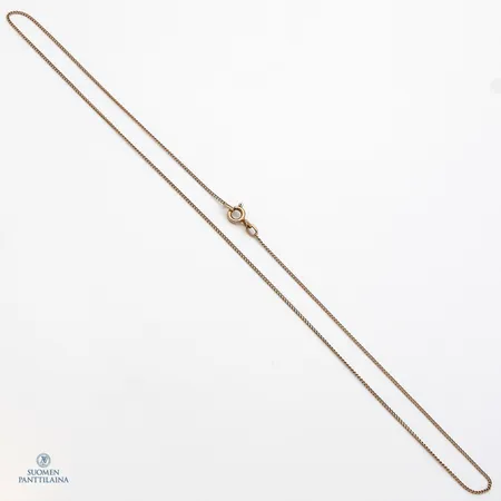 Panssarikaulaketju, pituus 46,5cm, 583 punakultaa, Paino: 1,9 g