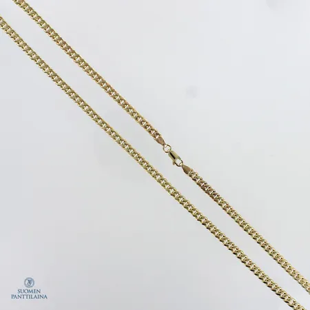 Panssarikaulaketju, leveys 4mm, pituus 51cm, ontto, 585,  Paino: 9,9 g
*tekstiä muutettu 2.8.2023*