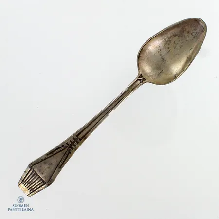 Kahvilusikka, pituus 120mm, käytön jälkiä, 830,  Paino: 11,9 g