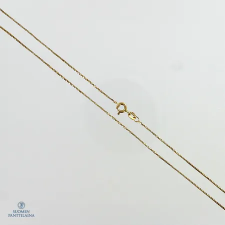 Venetsia-kaulaketju, pituus 44,5c, käytön jälkiä, 585,  Paino: 1,7 g