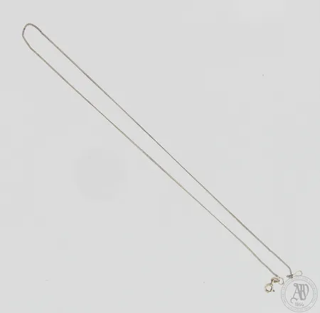 Panssarikaulaketju, pituus 42cm, leveys 1mm, 925,  Paino: 1,3 g