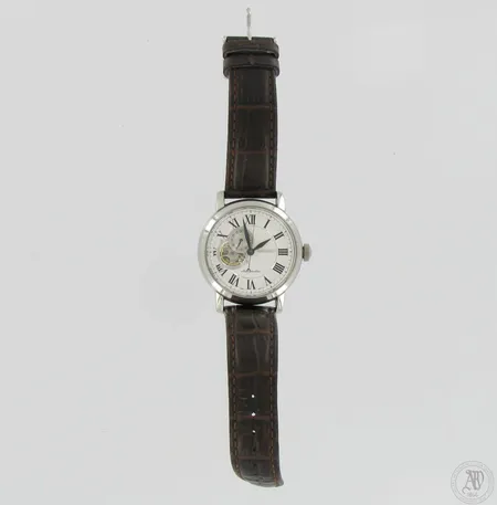 Teräsrannekello Seiko Automatic, 4R39-00K0, 24-kivinen, 720099, taulun Ø 40mm, nahkaranneke, pientä kulumaa rannekkeessa, 