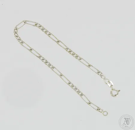 Ranneketju, pituus 180mm, leveys 3mm, 925,  Paino: 3,7 g