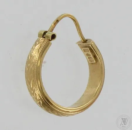 Pariton korvarengas, korkeus 19mm, 750,  Paino: 1,3 g