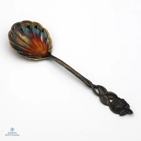 Sokerilusikka, Ruusu, pituus 116mm, 813, Paino: 11,5 g