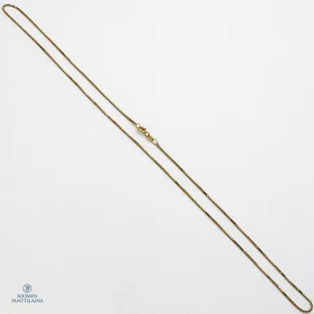 Venetsia-kaulaketju, pituus 50cm, leveys 0,8mm, 585,  Paino: 3,2 g