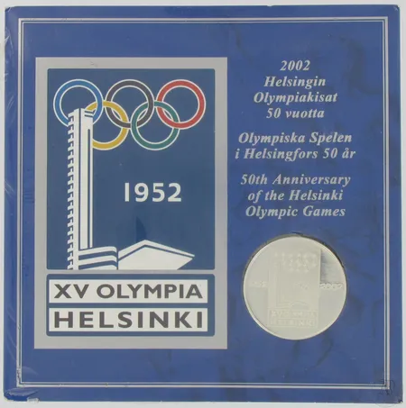 Muistomitali 2002, Helsingin olympiakisat 50 vuotta, Cu/Ni.