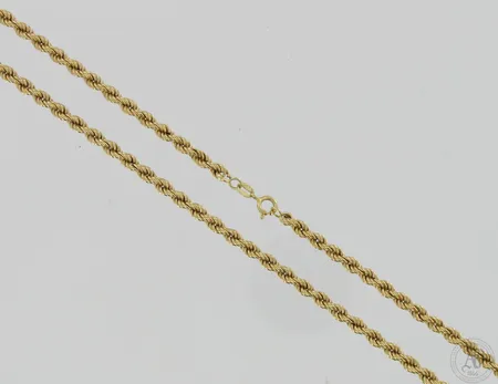 Cordell-kaulaketju, pituus 51cm, leveys 4mm, 585,  Paino: 9,1 g