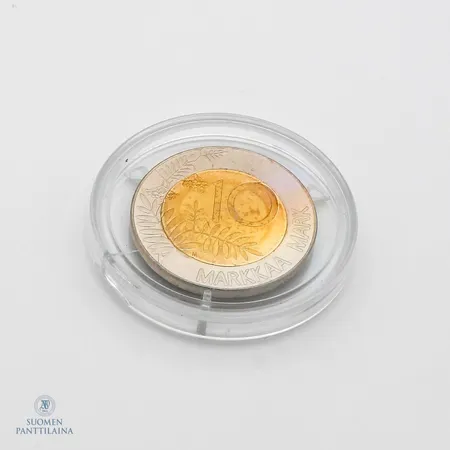 Juhlaraha, Joutsen 1995, nimellisarvo 10mk, metallia, 
