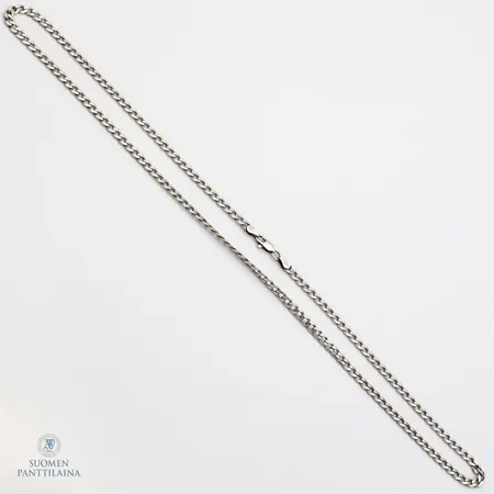 Panssarikaulaketju, pituus 62,5cm, leveys 4mm, 925, Paino: 19,5 g