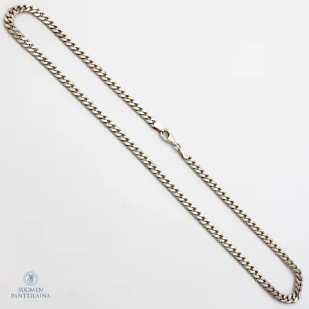 Panssarikaulaketju, pituus 50,5cm, leveys 5mm, 925,  Paino: 30,2 g