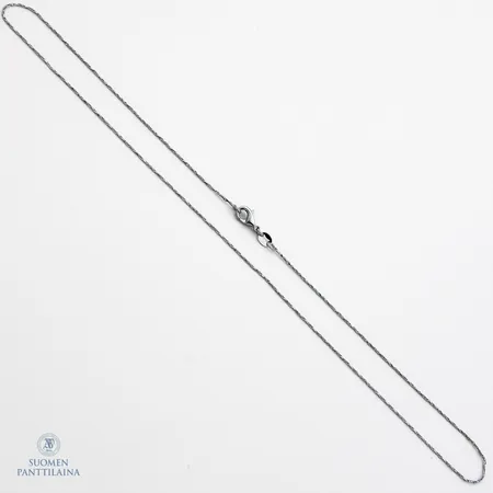 Kaulaketju, pituus 45cm, leveys 1mm, 925, Paino: 1,7 g