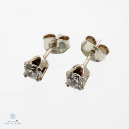 Kivikorvakorut, ¤ 4mm, 925br,  Paino: 0,8 g