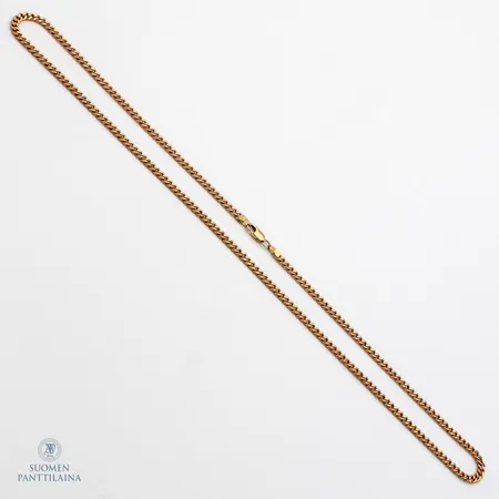 Panssarikaulaketju, pituus 46cm, leveys 3mm, 585, Paino: 4,3 g