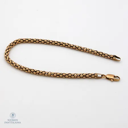 Ranneketju, pituus 195mm, leveys 3mm, 585, Paino: 4,3 g