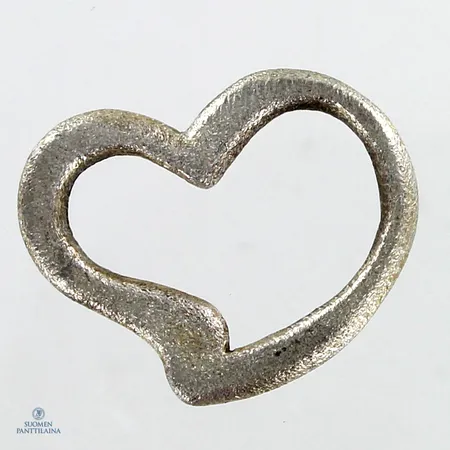 Sydän-riipus, mitat 23x20mm, 925,  Paino: 2,4 g