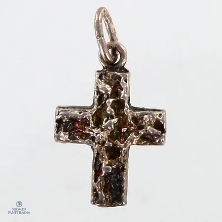 Risti-riipus, korkeus 20mm, 925,  Paino: 1,4 g