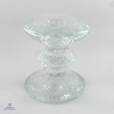 Kynttilänjalka Festivo, Iittala, design Timo Sarpaneva, korkeus 79mm. 