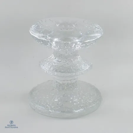 Kynttilänjalka Festivo, Iittala, design Timo Sarpaneva, korkeus 79mm