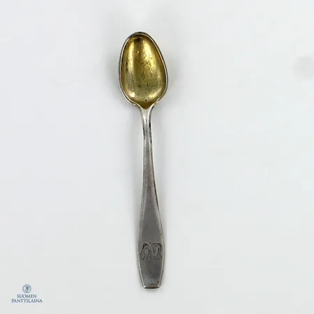 Lusikka, Matta, kaiverrettu, pituus 70mm, 813,  Paino: 3,2 g