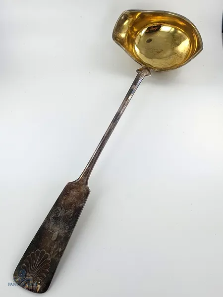 Kauha, Musla, kaiverrettu, pituus 323mm, 813,  Paino: 125,9 g