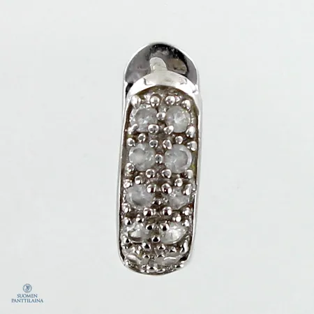Kivikorvakoru, korkeus 12mm, 925br,  Paino: 1,4 g