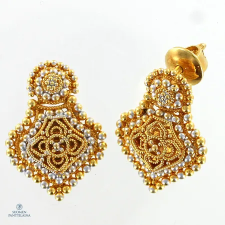 Korvakorut, korkeus 24mm, kierremekanismilla, 916,  Paino: 8,4 g
