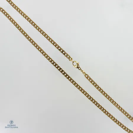 Panssarikaulaketju, pituus 53cm, leveys 4.6mm, 585,  Paino: 29,1 g