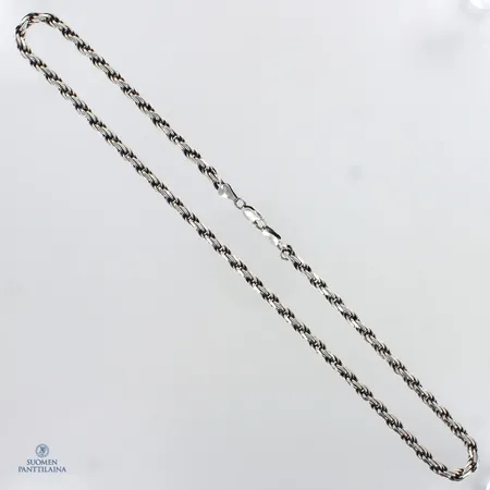 Kaulaketju, pituus 47,5cm, 925,  Paino: 30 g