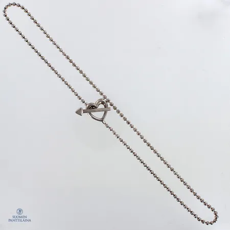 Kaulakorut, pituus 42,5cm, 925,  Paino: 9,5 g