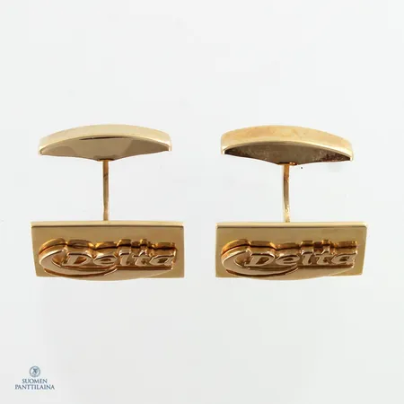 Mansettinapit, mitat 12x20mm, 585,  Paino: 11,4 g