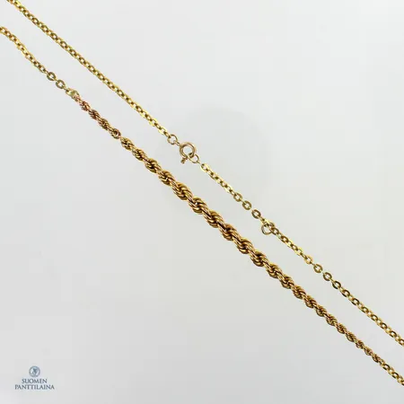 Kaulakoru, pituus 39-42cm, 585, Paino: 7,6 g