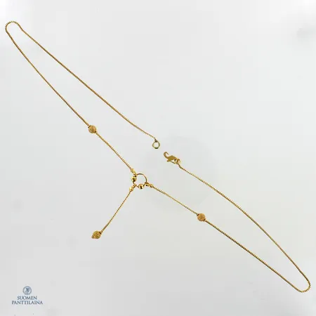 Kaulaketju, pituus 43cm, lukko viallinen, 875,  Paino: 4,2 g