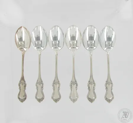 Kuusi ruokalusikkaa, Romantiikka, pituus 180mm, 830,  Paino: 273 g