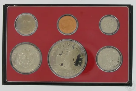 Rahasarja U.S.A Proof Set 1973, metallia