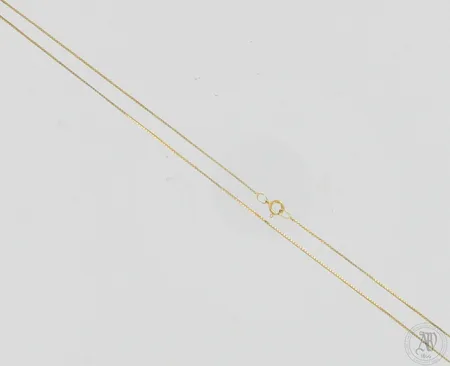 Venetsia-kaulaketju, pituus 41,5cm, leveys 0,5mm, 585,  Paino: 1 g