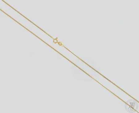 Panssarikaulaketju, pituus 70cm, leveys 1mm, 585,  Paino: 4,4 g