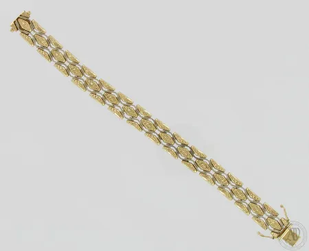 Ranneketju, pituus 18,5cm, leveys 12mm, 585,  Paino: 26,4 g