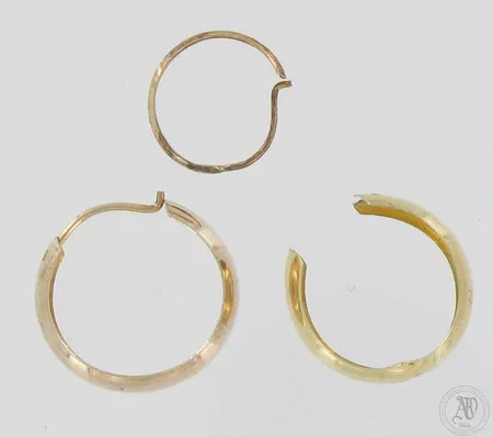 Viallisia korvarenkaita, 830,  Paino: 1,8 g
