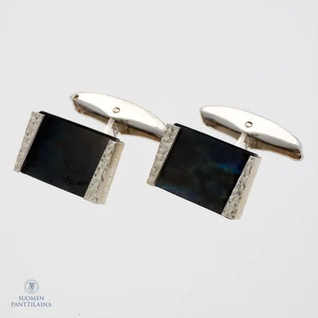 Kivikalvosinnapit, mitat 16x11mm, 925br, Paino: 8,2 g