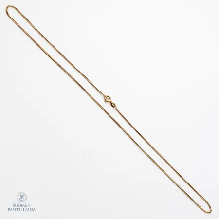Panssarikaulaketju, pituus 47,5cm, leveys 1,4mm, 585,  Paino: 2,8 g